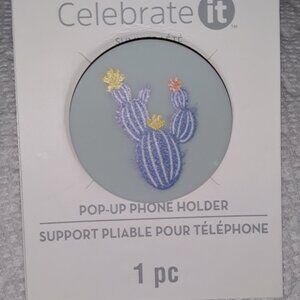 Pop Up Button pop button socket style Cell  Phone Holder Brand NEW in package.